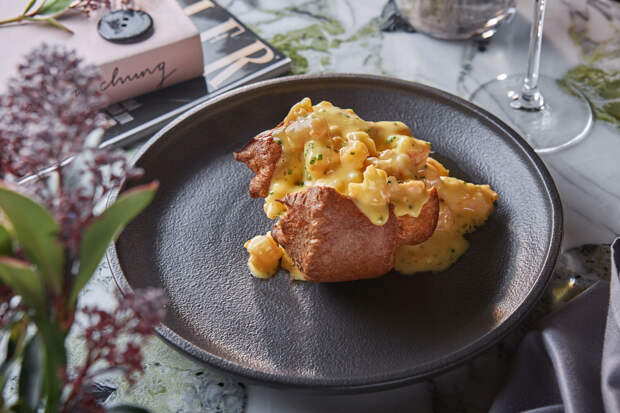 Булочка-суфле с креветками — ваш новый любимый завтрак