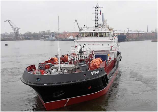 Новейшее многофункциональное судно комплексного портового обслуживания ВТН-73