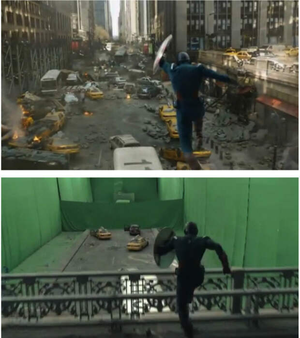 Кадр из «Мстителей». Кадр из «Мстителей».