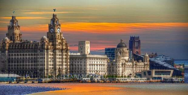 Три грации Ливерпуля. /Фото: patuvane.info