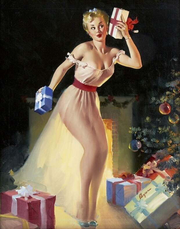 Pin-up — художник Джил Элвгрен