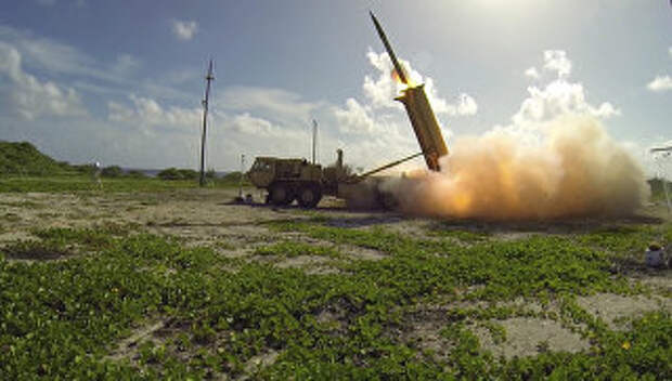 Запуск ракеты американского противоракетного комплекса системы THAAD. Архивное фото