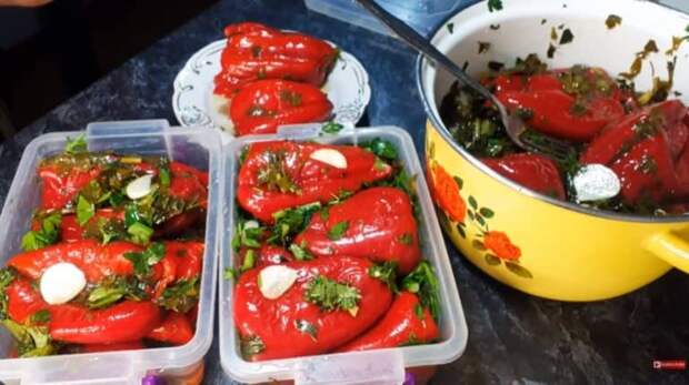 Маринованный сладкий красный перец. Вкусный и простой рецепт