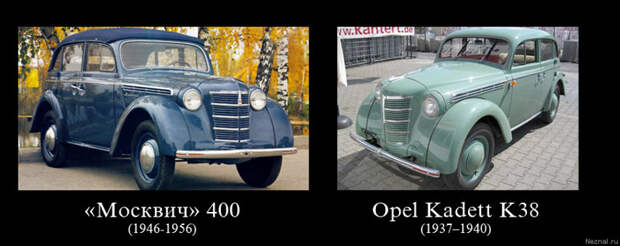 Автопром СССР - одна большая копия западных авто СССР, авто, история