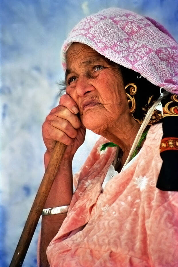 Портрет женщины из Шавена, Марокко вокруг света, путешествия, фотография