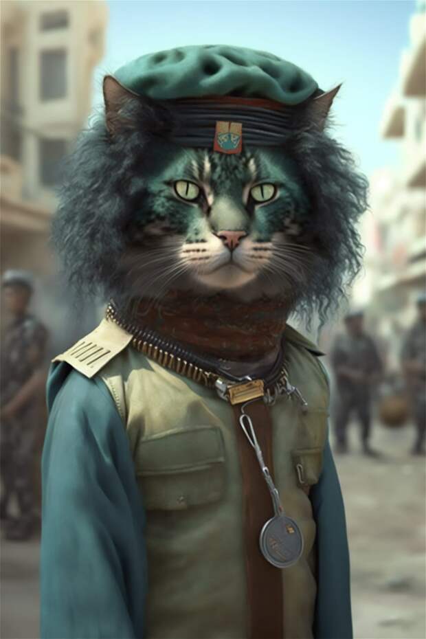 Кот Муаммар Кадаффи 