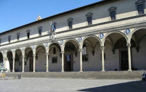 Больница невинных, Флоренция. \ Фото: firenzepost.it.