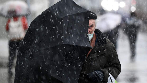 Снег, гололедица и 0 °С ожидается в Москве