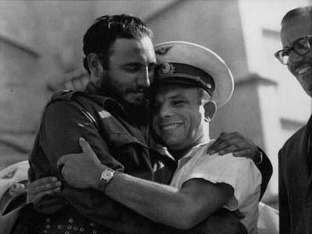 Юрий Гагарин и Фидель Кастро в Гаване, 1961 год. история, люди, факты