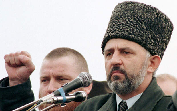 Президент Чечни Аслан Масхадов