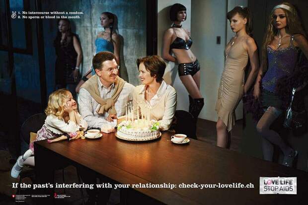 Примеры шедевральной социальной рекламы на тему безопасного секса