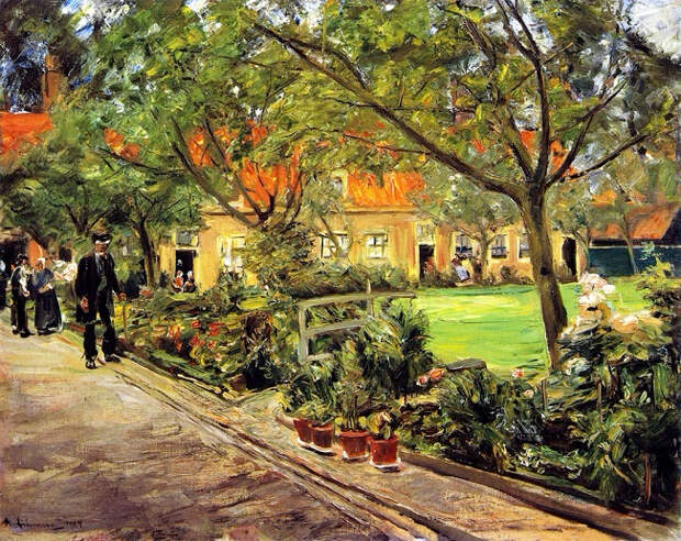 Hospital Garden in Edam. 1904 (651x517, 590Kb)