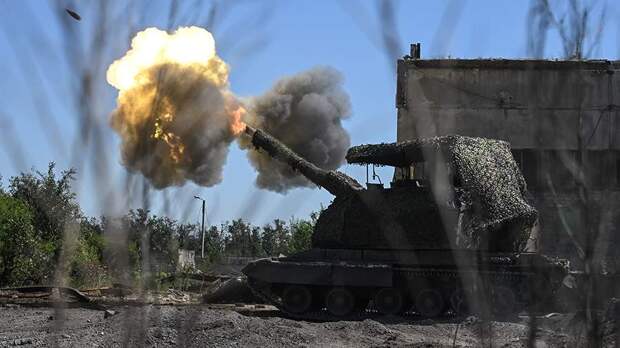 Расчет САУ «Мста-С» уничтожил командный пункт ВСУ на красноармейском направлении