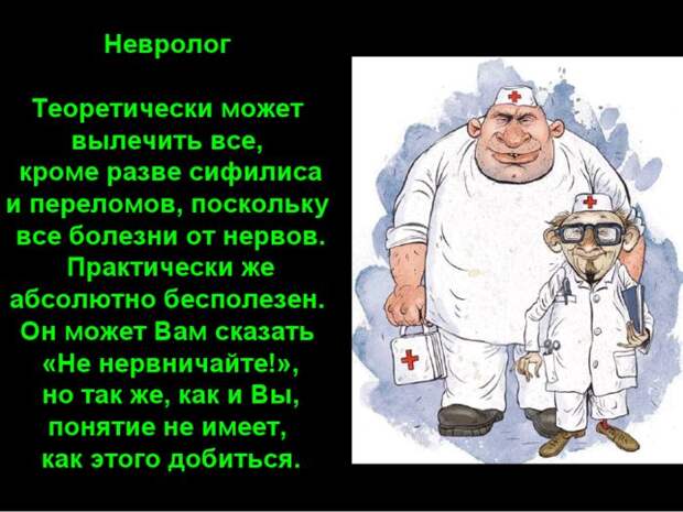 Шутливая классификация врачей (29 картинок)