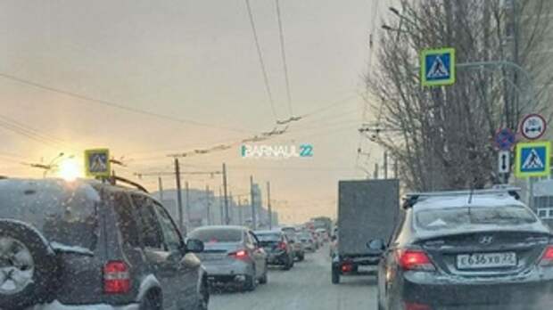 Пробка в Барнауле / Фото: Barnaul 22