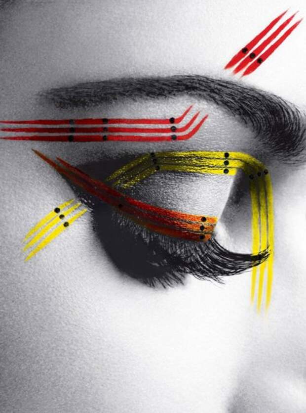 Календарь на 2012 год от компании Maybelline 