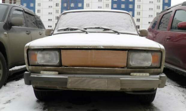 Зачем в СССР автомобилисты ставили картонку в радиатор