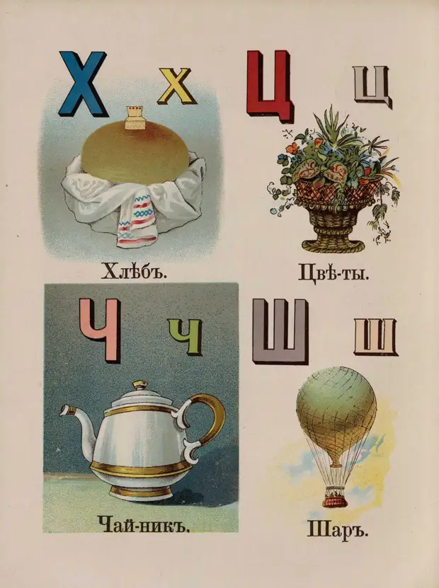 Русская азбука. 1910