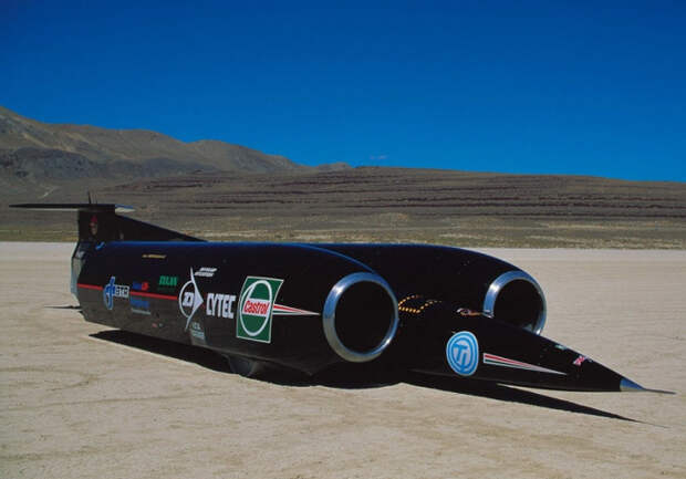 Thrust SSC рекордсмен скорости.