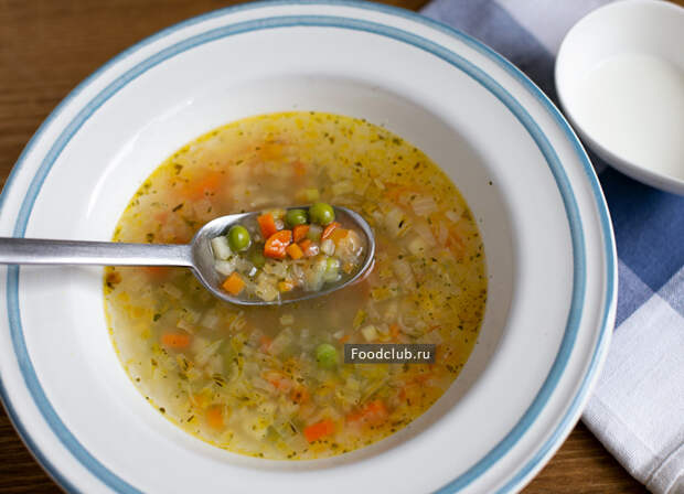 Постный овощной суп (этап 9)