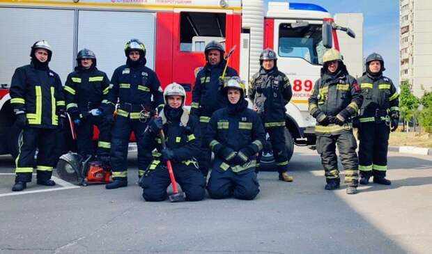 Огнеборцы из ЮВАО оперативно потушили пожар на Ставропольской