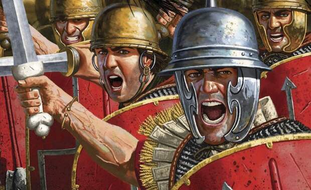 Римские легионеры. Современная иллюстрация