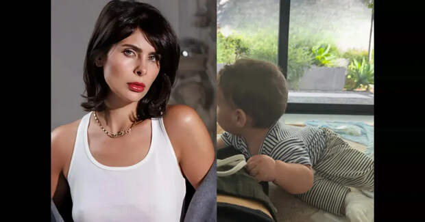 42-летняя Надежда Оболенцева показала подросшего сына-первенца от миллиардера Михаила Фридмана