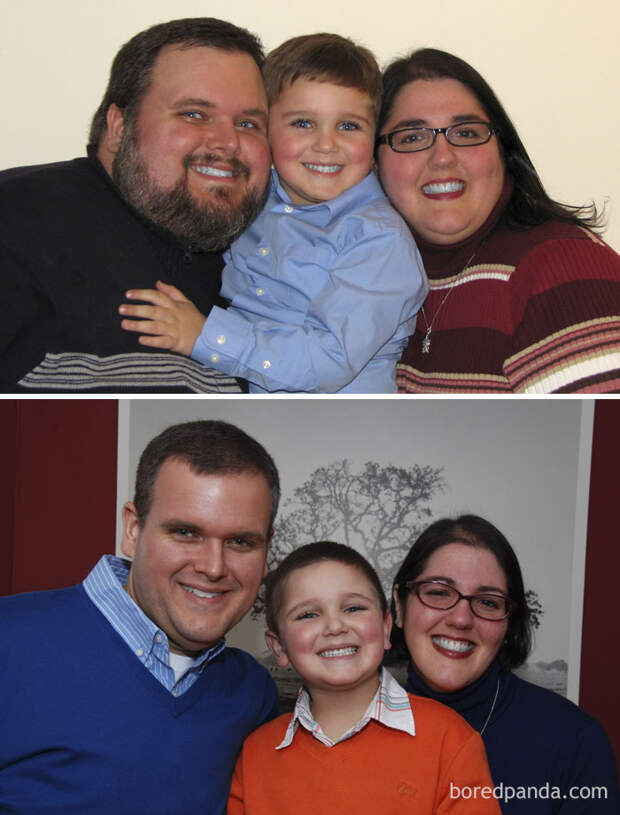 The Christmas Card Lost 350 Lbs