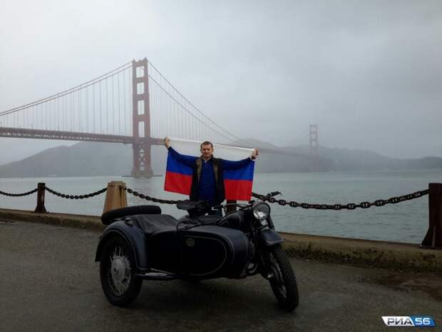 Оренбуржец подарил лидеру Metallica раритетный советский мотоцикл metallica, мото, мотоцикл