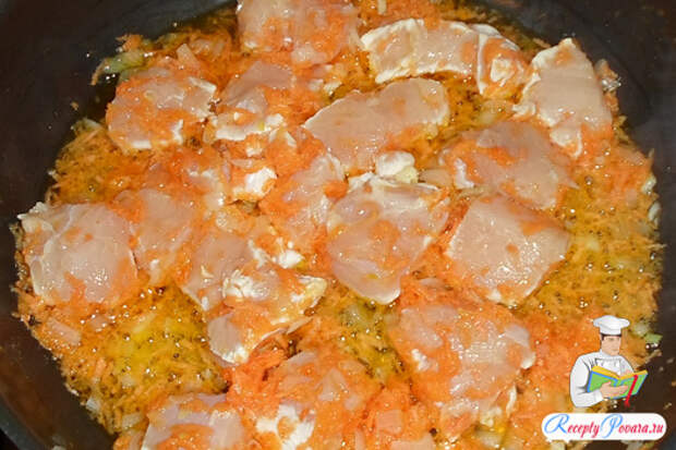 Добавляем мясо