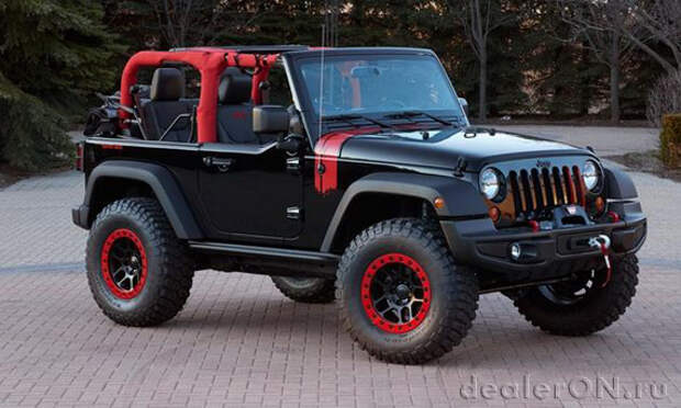 Концепт Джип Вранглер Левел Ред / Jeep Wrangler Level Red