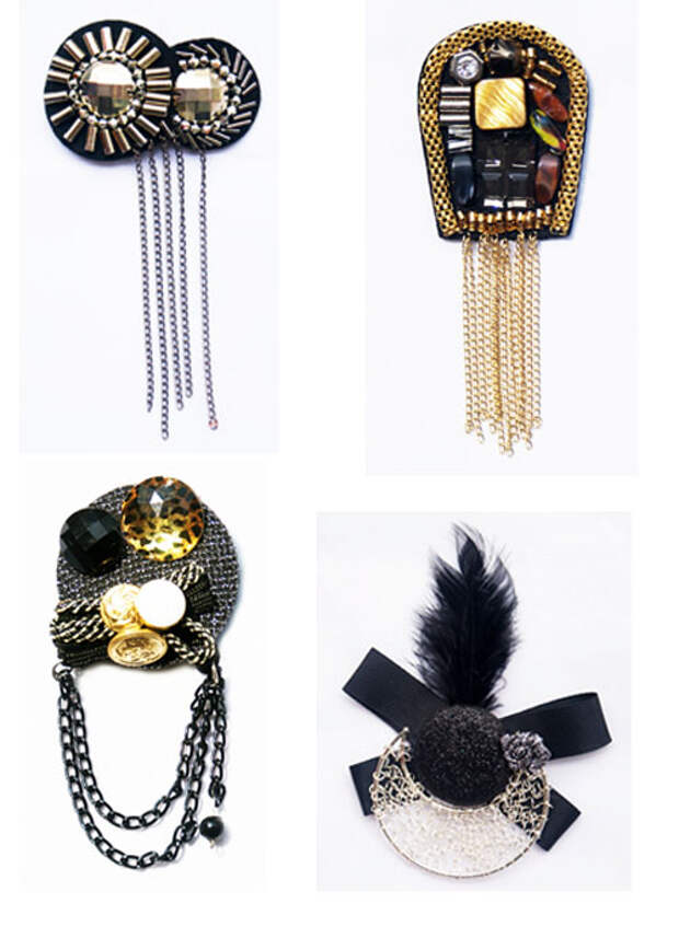 Брошь своими руками