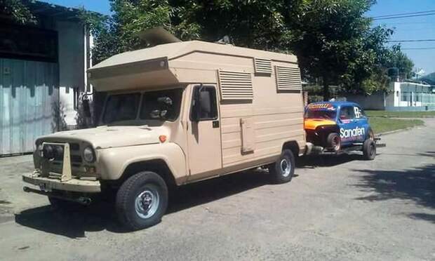 Дом на колесах из советского УАЗика в Аргентине авто, автомобили, дом на колесах, кемпер, уаз, уаз 469