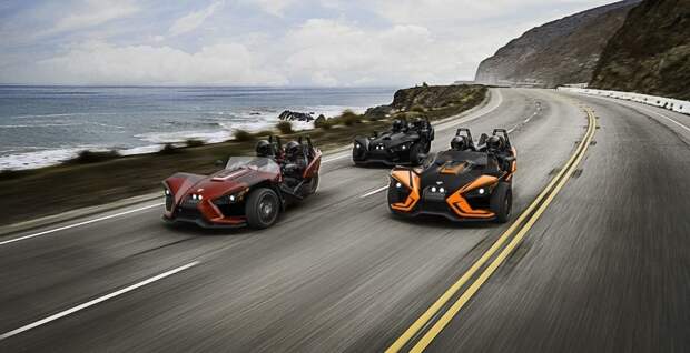 Polaris Slingshot SLR получил роскошную отделку и съемную крышу