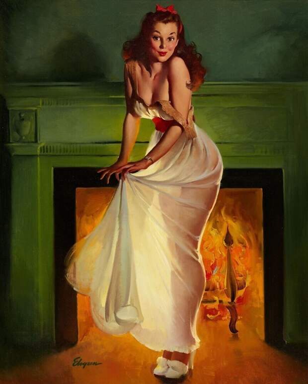 Pin-up — художник Джил Элвгрен