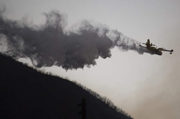 Ужасная красота пожаров в Калифорнии