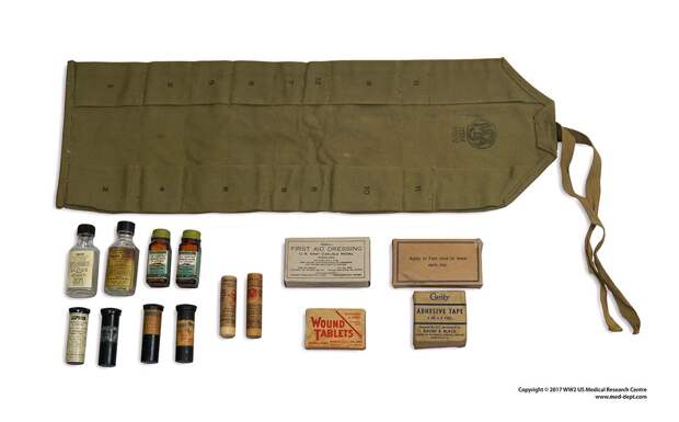 Индивидуальный медицинский комплект для джунглей М-1 (США) - Полевые аптечки солдат и офицеров Великой отечественной войны