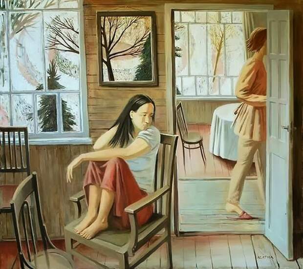 Художница. Агафья Белая