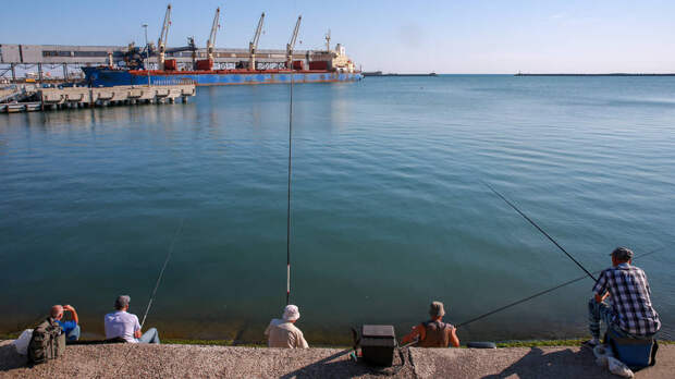 Вид на морской порт в Туапсе.📷Фото: Александр Погожев / Коммерсантъ