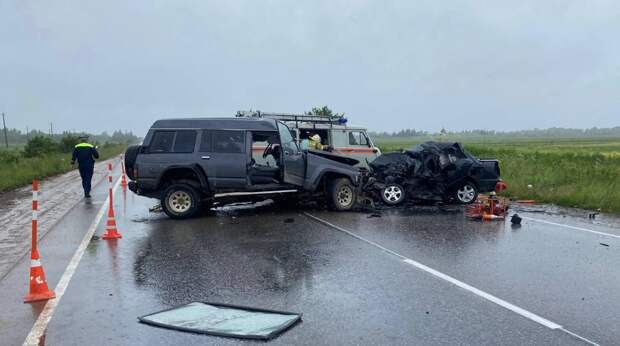 В Новгородской области лоб в лоб столкнулись два автомобиля