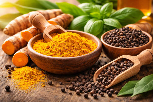 Лечебные свойства куркумы с перцем