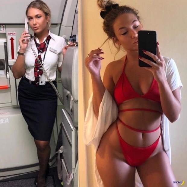 Раздеваем стюардесс! ✈️ - 7 Раздеваем стюардесс! ✈️ - 7
