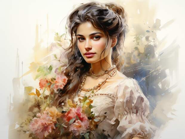 Портрет неизвестной девушки / © Darya Vyunova