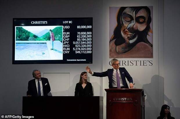 Покупатель, сделавший ставку по телефону, превысил предаукционные ожидания на 10 млн. долларов аукцион, картина, рекорд, художник