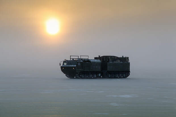 Испытания новых образцов военной техники в условиях Арктики арктика, испытания, техника
