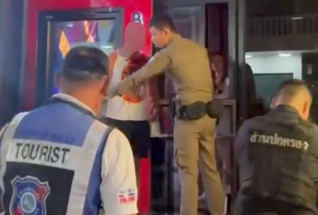 Турист с окровавленной головой прошелся по «кварталу красных фонарей» и попал на видео