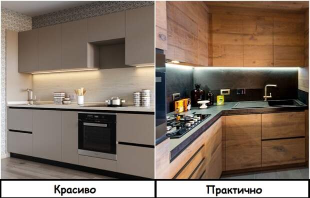 Варианты фасадов с покрытием софт-тач и без него