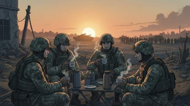 Командир Лев: боевики ВСУ пили чай во время захода ВС России в Косовцево