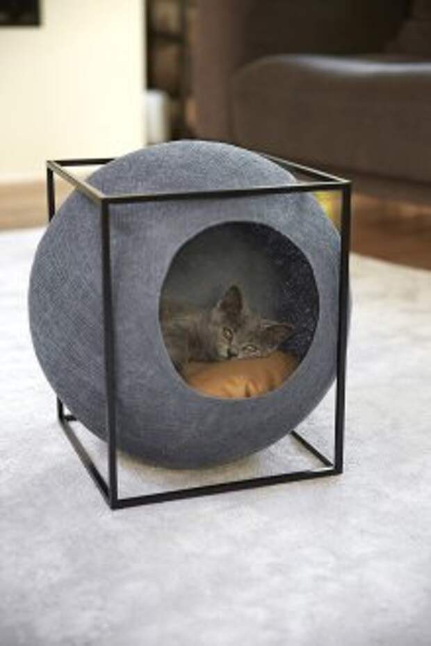 Домик для кошки из шара