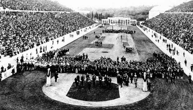 Проведение первых современных Олимпийских игр, состоявшихся в 1896 году.